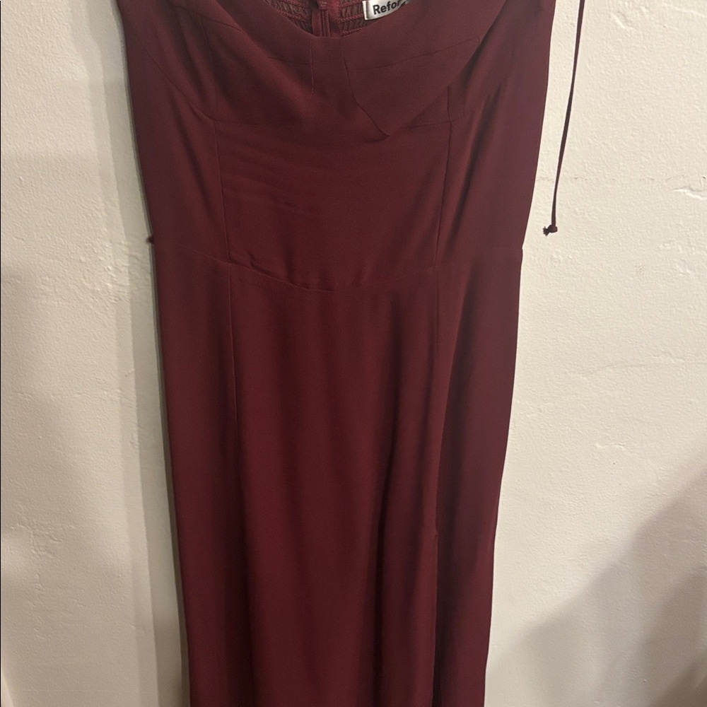 Reformation Juliette Dress Chianti Size 0 - Picture 7 of 10